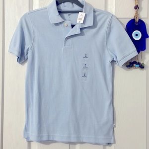 Gap Kids Polo Shirt Size Medium Baby Blue New With Tags Perfect Condition